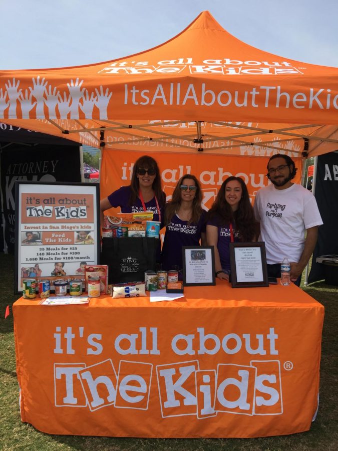 President and co-founder of Its All About The Kids Angela Brannon-Baptiste and her team raise money for their foundation 