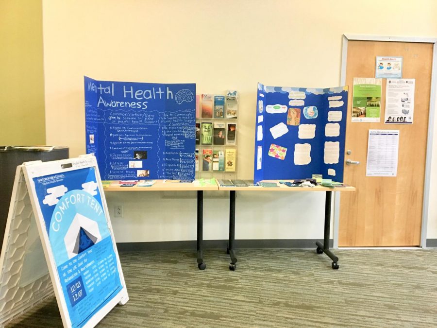 Active Minds club and Student Health Services help students deal with mental challenges and cope with stressful situations.
