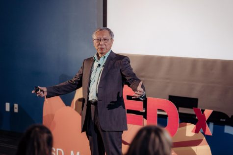 Albert Cruz giving his TEDx talk about Becoming Who You Want To Be

Photo Credit: Eva Zapien