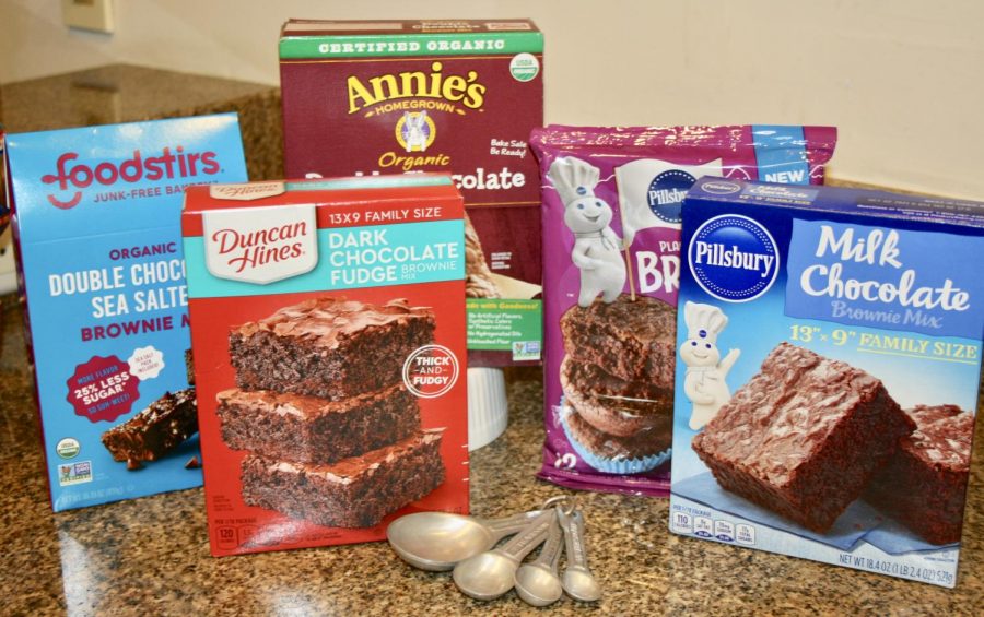 Five brownie mixes rated.