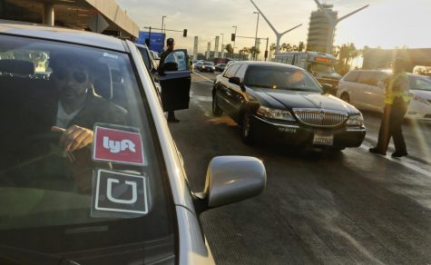 Lyft and Uber are two of the leading donors of Prop 22 Credit: Mark Boster/MCT Press