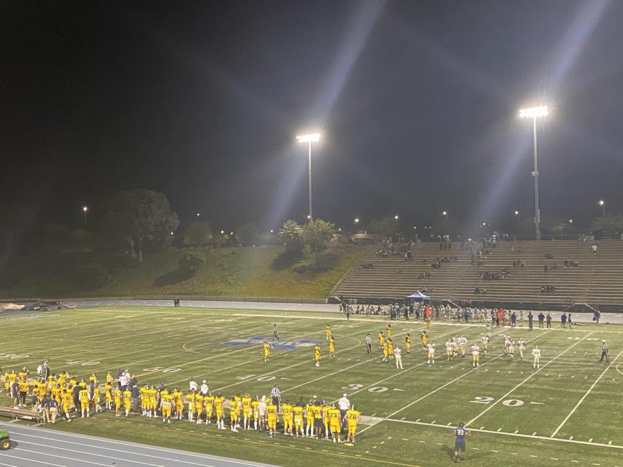 The Olympians (Yellow) played the Wildcats (White), taking a win 31-0 on Saturday, September 4.