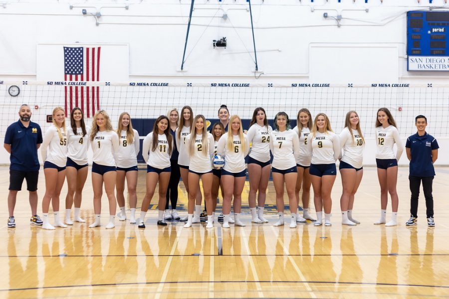 The Womens Volleyball team for the 2021 season. So far, winning over 10 games and looking ready to dominate the playoffs.