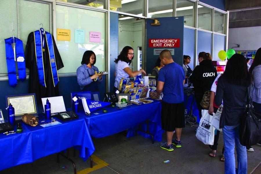 Mesa College Bookstore hosted an annual sale for graduating students to purchase merchandise and swag for remembrance of their time here at Mesa College.