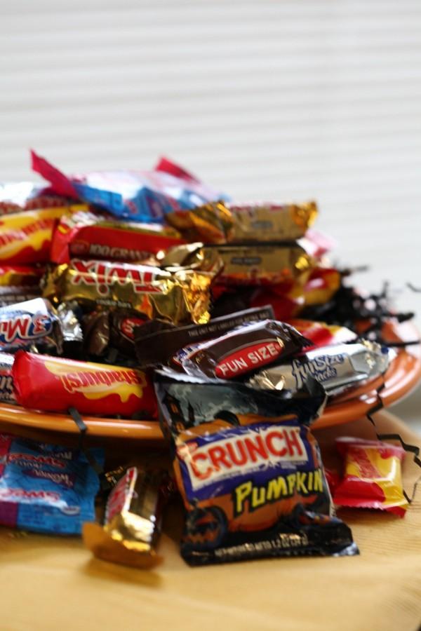 Halloween leftover candy