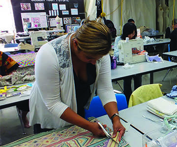 Fashion Club sews for children in Africa