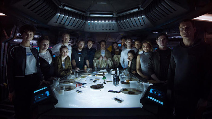 The cast from the film, Alien: Covenant (20th Century Fox, MCT Campus).