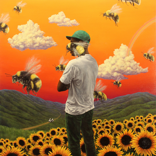 The album cover of Tyler, The Creators newest album Flower Boy 
Photo Credit: www.instagram.com/feliciathegoat/