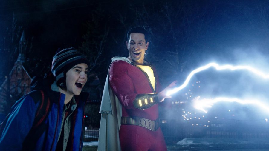 Shazam shows off his newly found lightning superpowers 
Photo Credits : MCT Campus