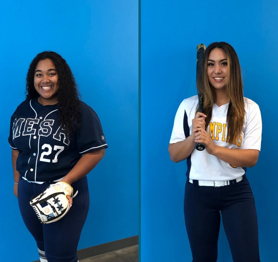 Gonzalez and Wright led the Olympians in batting average, home runs and RBIs.           Photo Credit: Assistant Coach Nicole Dall