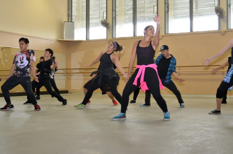 Mesa student dancers competing in the Summer dance finals