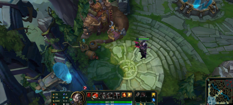 Players in League of Legends can move their hero and take out the enemy Nexus.