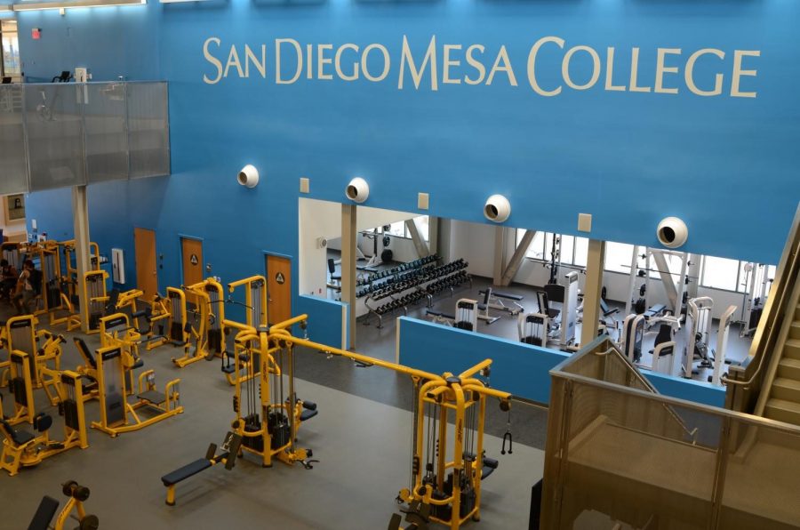 The Exercise Science Center. Without athletes on campus to use it, the center remains mostly empty.