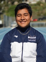 Juan Leyva, Junior Thrower for Mesa's Track and Field team.