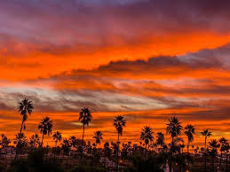 Sunsets in the San Diego County tend to look like this in the fall.