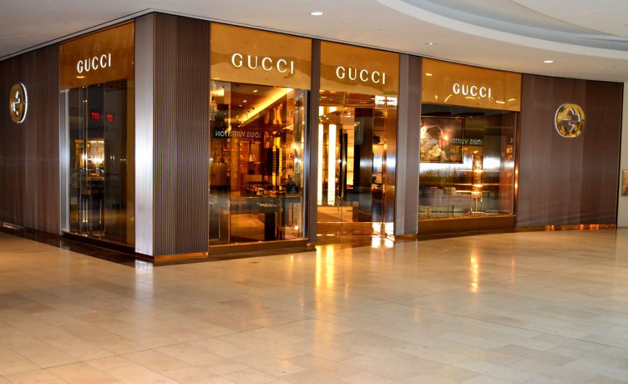 Gucci at the Natick Mall.
The iconic Italian luxury goods brand