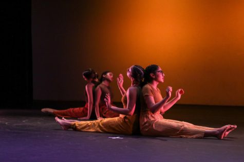 Mesa Moves dancers perform "Reflections of Internal Conflictions" at Dance Spectrum in May 2023.