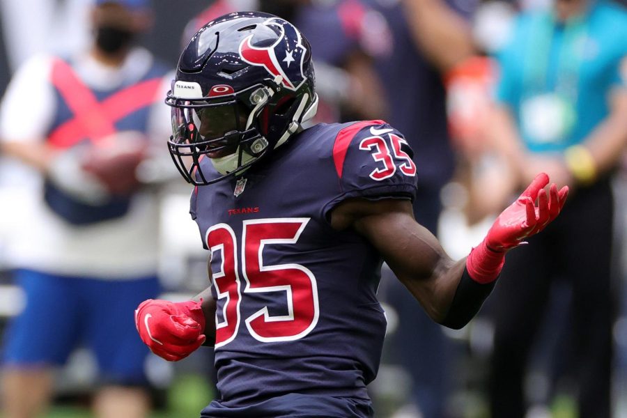 Former Houston Texans cornerback Keion Crossen back in a December 2020 matchup.