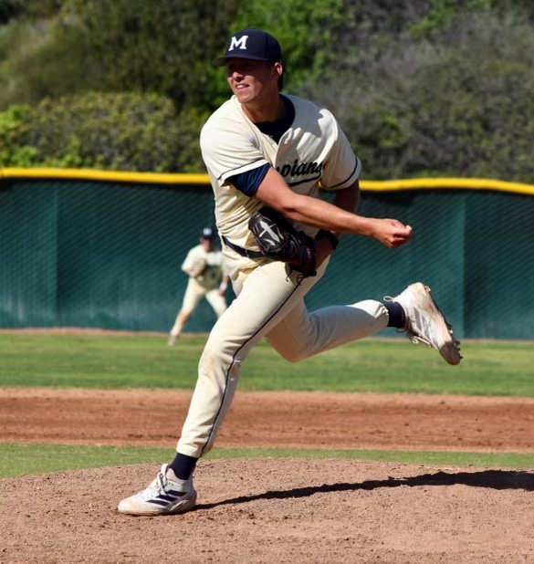 Payson Lee, pitched 6 innings striking out 10 batters in the 3-2 loss to Irvine Valley.
