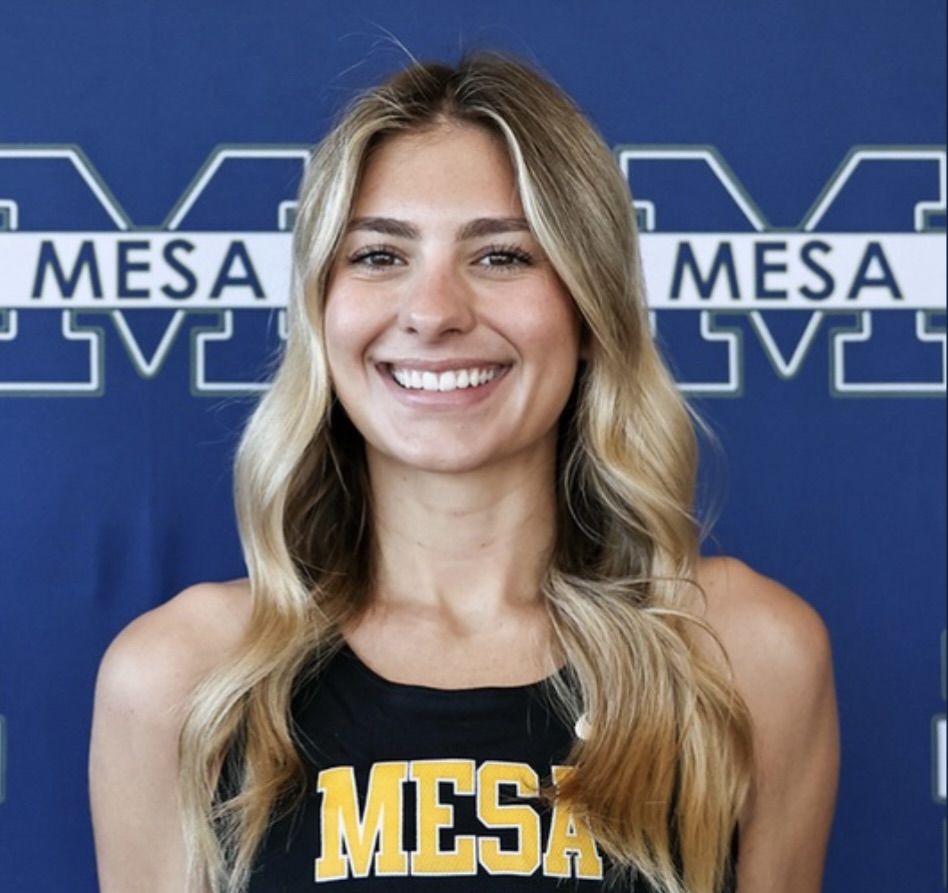 Mesa volleyball player Giselle Haugen during media day in San Diego.