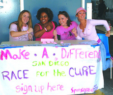 Mesa participated in the Komen Race for the cure